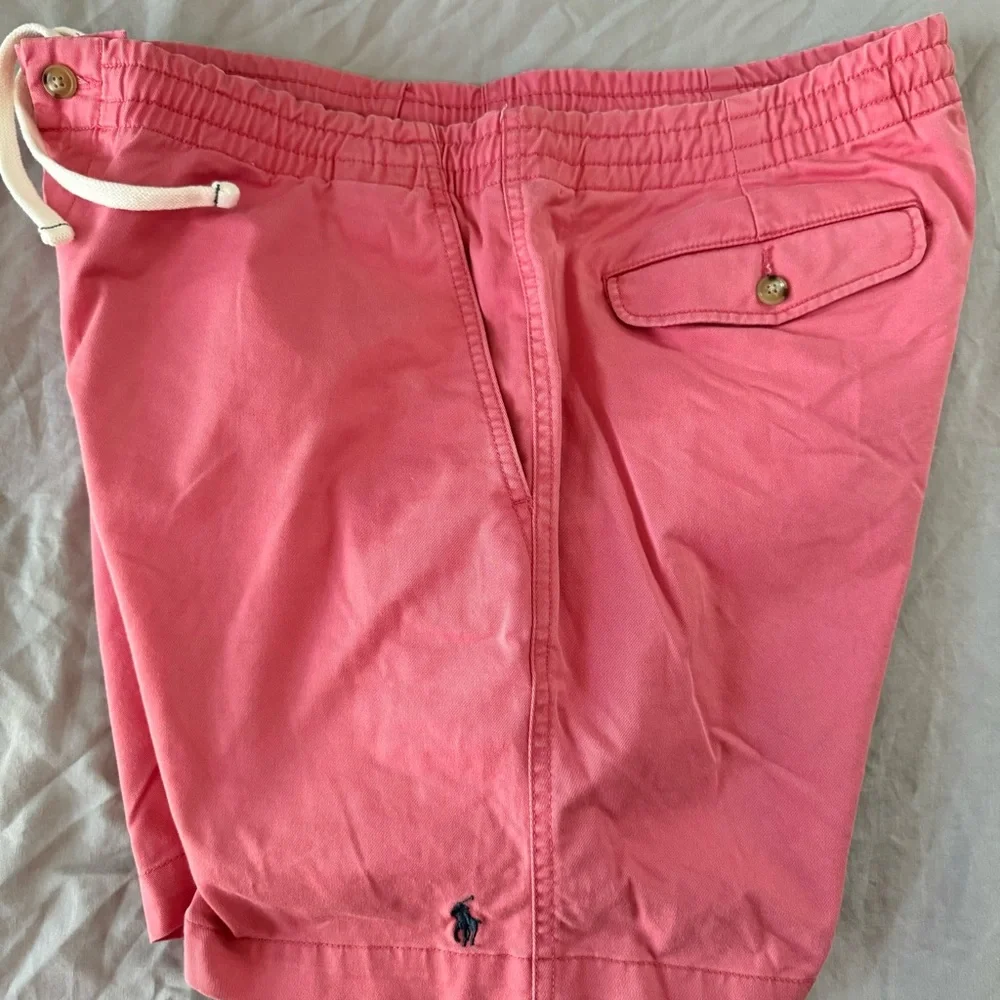 Polo by Ralph Lauren Pink Men's Drawstring Shorts